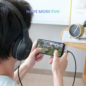 قیمت کابل انتقال صدا 3.5 میلی متری به تایپ‌سی 100 سانتی‌متری یوگرین