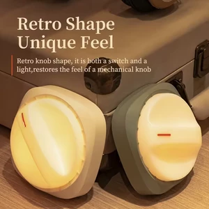 چراغ خواب شارژی WB-4 در رنگ‌های سبز و کرم