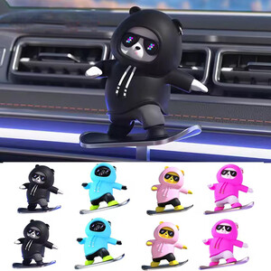 خرید دکوری خودرو خرس اسکیت باز