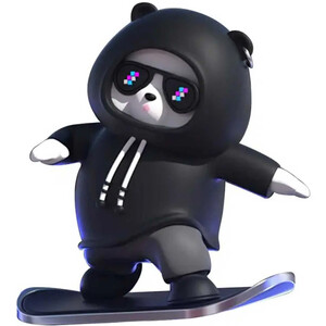 قیمت دکوری خودرو خرس اسکیت سوار