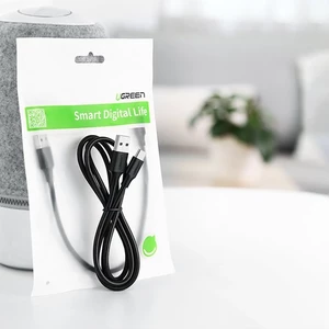 کابل فست شارژ یو‌اس‌بی به تایپ‌سی 3 آمپر 2 متری یوگرین