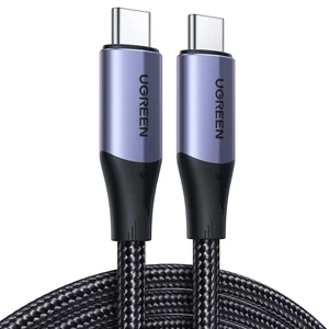 کابل تایپ‌سی به تایپ‌سی 100 وات 5 آمپر یک متری یوگرین ugreen US355 80150 شارژ سریع