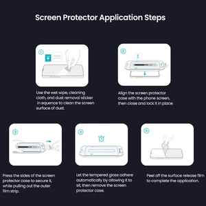 گلس شیشه‌ای شفاف آیفون 17 پرو نیلکین