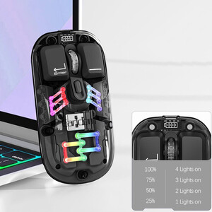 ماوس وایرلس شفاف ارلدام