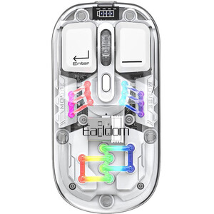 ماوس بی سیم شفاف سفید ارلدام