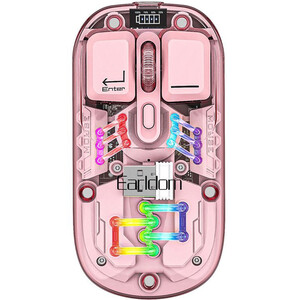 ماوس بی سیم شفاف صورتی ارلدام