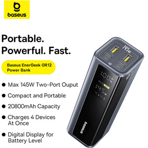 فروش پاوربانک فست‌شارژ  به همراه کابل تایپ سی بیسوس