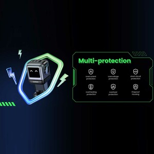 شارژر دیواری USB و تایپ‌سی 65 وات گرین