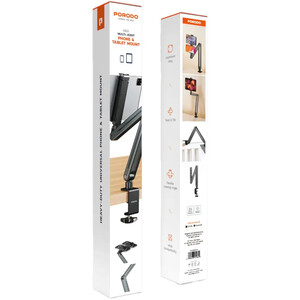 قیمت استند موبایل و تبلت با قابلیت اتصال به لبه میز و تخت پورودو