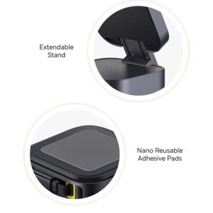 قیمت شارژر بی‌سیم مگنتی تاشو رومیزی 15وات و پایه نگهدارنده موبایل بیسوس با کابل تایپ سی جمع شونده