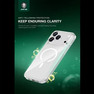 بهترین قاب مگنتی شفاف گوشی آیفون 17 پرو گرین