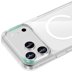 فروش قاب شفاف مگ‌سیف گوشی آیفون 17 پرومکس گرین‌لاین