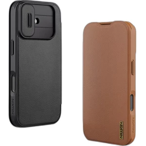 قاب چرمی کلاسوری آیفون 17 نیلکین Nillkin Qin Pro Leather