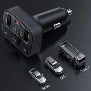 فروش شارژر فندکی و اف ام پلیر بلوتوث بیسوس