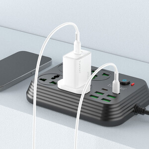 فروش چندراهی برق چهار سوکت، چهار عدد یو اس بی و دو عدد تایپ‌سی 3000 وات ارلدام