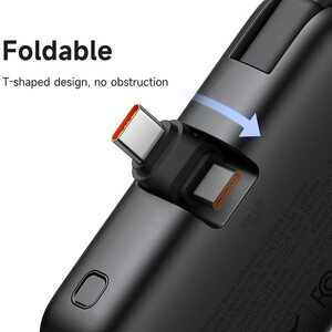 بهترین پاوربانک 22.5 وات با کابل و پورت  تایپ سی مک دودو