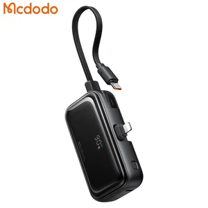 فروش پاوربانک 22.5 وات 5000 مک دودو با کانکتور لایتنینگ و کابل تایپ سی متصل