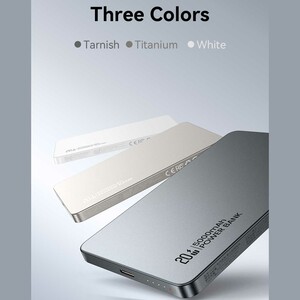 پاوربانک مغناطیسی ظرفیت 5000 میلی آمپر با کابل Type-C یوسامز US-CD227-20W