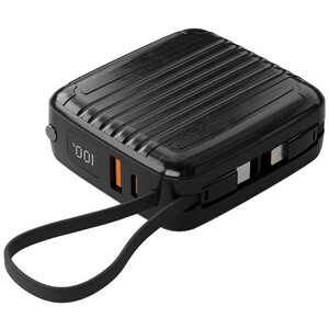 پاوربانک 10000 مگ‌سیف 15 وات، یو‌ا‌س‌بی، تایپ‌سی و لایتنینگ پورودو PD-PBFCH041-BK