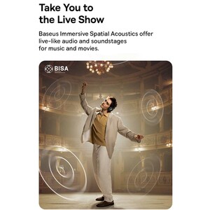 هدفون بلوتوث و هدست سیمی نویز کنسلینگ فعال ANC با اتصال دوگانه بیسوس