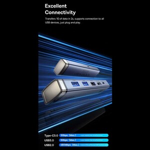 هاب تایپ‌سی 6 پورت بیسوس