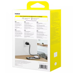 قیمت شارژر دیواری فست شارژ تایپ سی و یو اس بی بیسوس