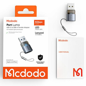 خرید تبدیل پورت تایپ‌سی به یواس‌بی مک‌دودو