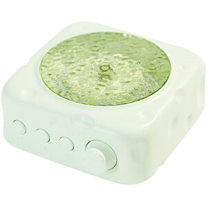 اسپیکر و چراغ خواب سبز با طرح پنیر