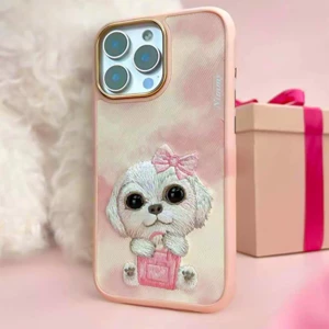 خرید قاب مغناطیسی گوشی آیفون 16 پرومکس طرح سگ بامزه