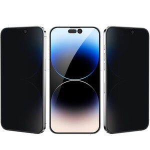 گلس پرایوسی آیفون 15 پرومکس گرین‌لاین Green Lion GN3DSPY15PMBK سه بعدی 