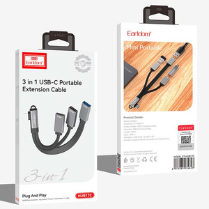 خرید هاب تایپ سی 3 پورت ارلدام