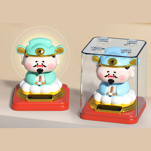 دکوری مجسمه فنگ‌شویی خورشیدی بودای ثروت سایز بزرگ JS809A-JS809B