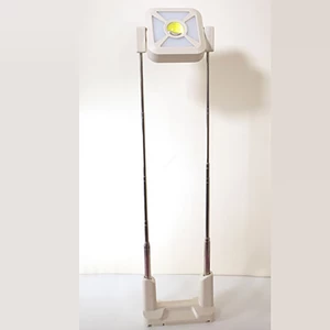 خرید چراغ پایه دار شارژی خورشیدی  با نور چند رنگ
