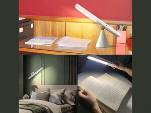 خرید چراغ رومیزی ال ای دی قابل تنظیم لمسیLYTLM LED Desk Lamp, Battery Operated, Touch Dimmable Magnetic Ball, 360°