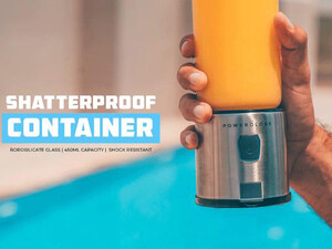 آبمیوه گیری قابل حمل 6 تیغ پاورولوژی Rechargeable Portable Juicer 126W P6BPJBK