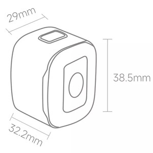 چراغ عقب شارژی ضدآب دوچرخه هیمو شیائومی Xiaomi HIMO CUBE200