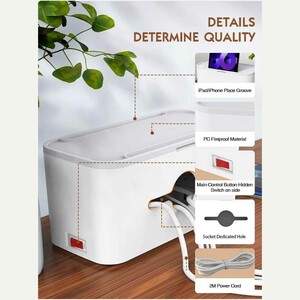 چندراهی برق 5 سوکت و 3 یو اس بی و شارژر بی سیم الدنیو LDNIO Smart Power Socket Storage Box SN5311