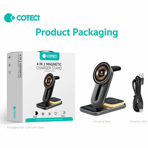 خرید استند شارژ وایرلس چند کاره مگ‌سیف کوتتسی استند شارژ وایرلس چند کاره مگ‌سیف کوتتسی