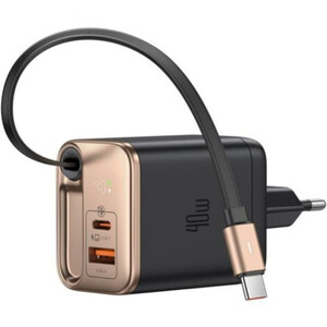 فروش شارژر دیواری 40 وات تایپ سی و یو اس بی مک دودو با کابل تایپ سی