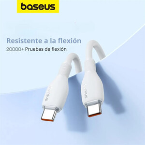 کابل دوسر تایپ‌سی 100 وات 200 سانتی‌متری بیسوس