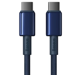 سیم دو سر تایپ سی فست شارژ 1 متری 100 وات بیسوس