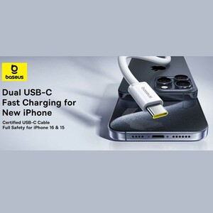 قیمت کابل شارژ تایپ سی به تایپ سی 100 وات یک متری بیسوس