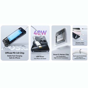 کابل شارژ تایپ سی به تایپ سی 100 وات یک متری بیسوس