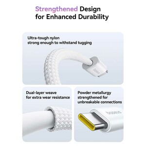 کابل شارژ تایپ سی به تایپ سی 100 وات یک متری بیسوس