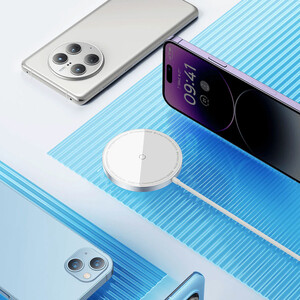 خرید شارژر  بی‌سیم مغناطیسی 15 وات بیسوس