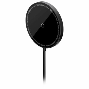 فروش شارژر وایرلس مگنتی مشکی بیسوس