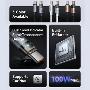 قیمت کابل فست شارژ دوسرتایپ سی مک‌دودو