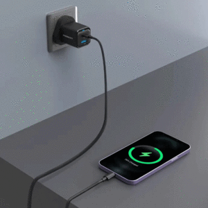 شارژر دیواری  تایپ سی و یو اس بی پاورولوژی