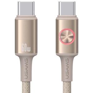 کابل شارژ یوسامز SJ752 با نورپردازی RGB