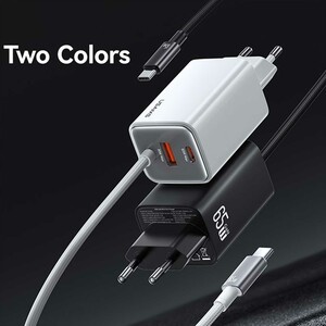 شارژر دیواری تایپ سی 65 وات و کابل شارژ تایپ سی یوسامز